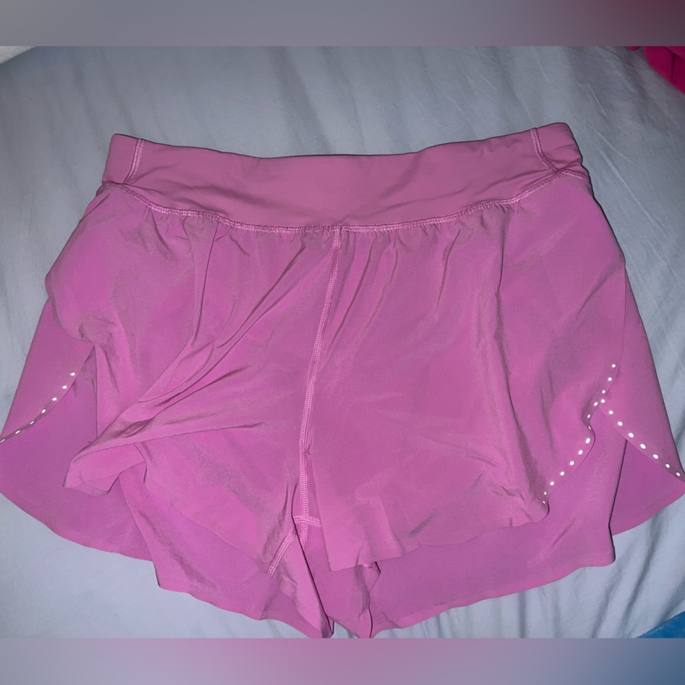 Light Pink Lululemon Fast and Free High-Rise Classic-fit Split Short 3”